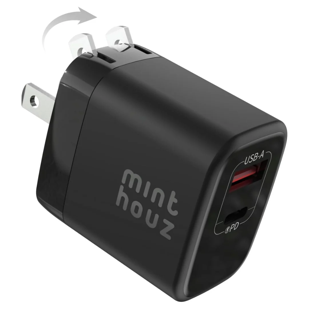 35W GaN Nano USB C Fast Charging Charger with Foldable Plug