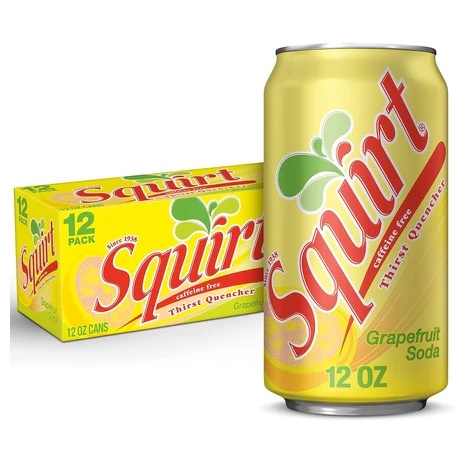 36 Cans Squirt Grapefruit Soda