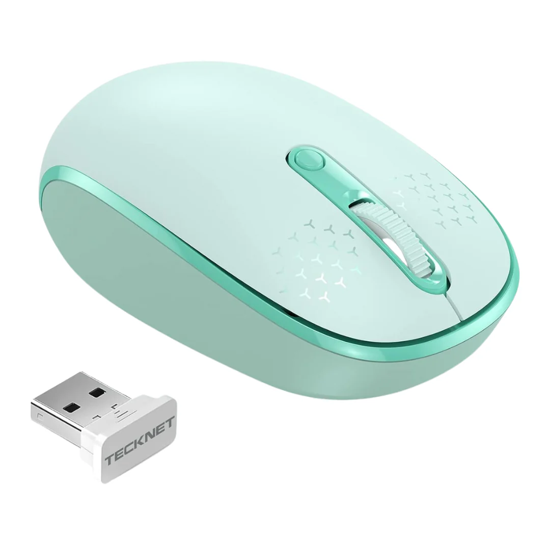 4 Buttons 2.4G Silent Wireless Mini Mouse With USB Receiver