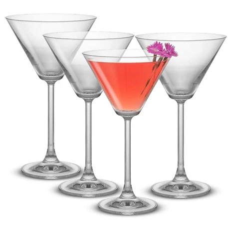 4 JoyJolt Martini Glasses