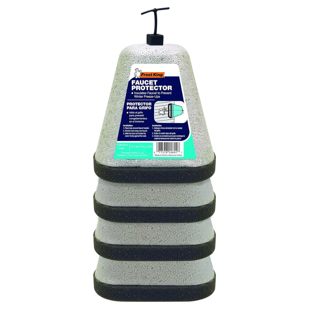 4-Pack Frost King FC14A Foam Faucet Cover