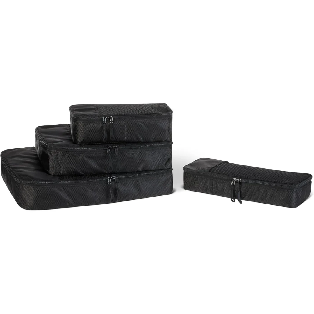 4-Piece Amazon Basics Packing Travel Organizer Cubes Set