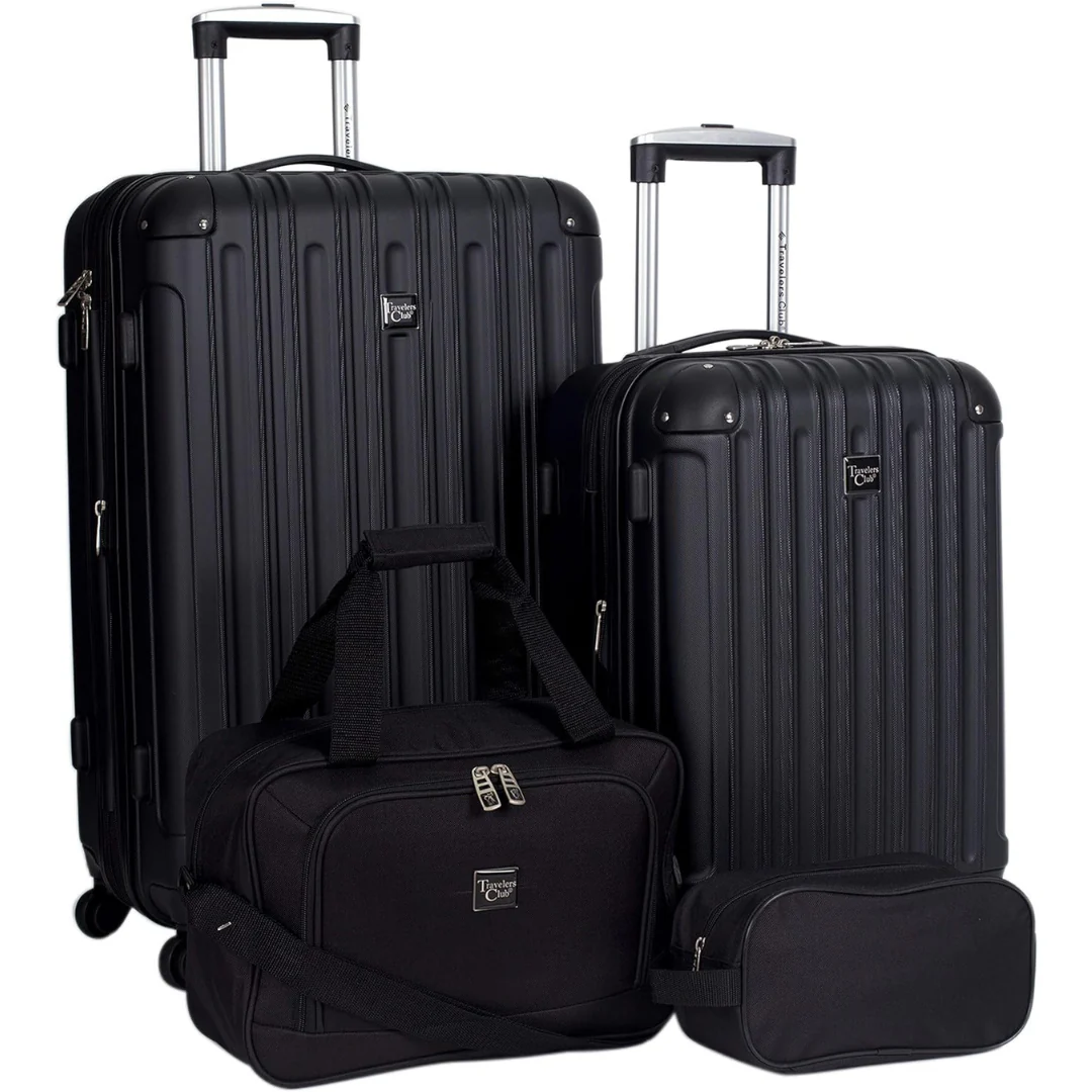 4-Piece Travelers Club Midtown Hardside Luggage Set (26"/20"/15"/10")