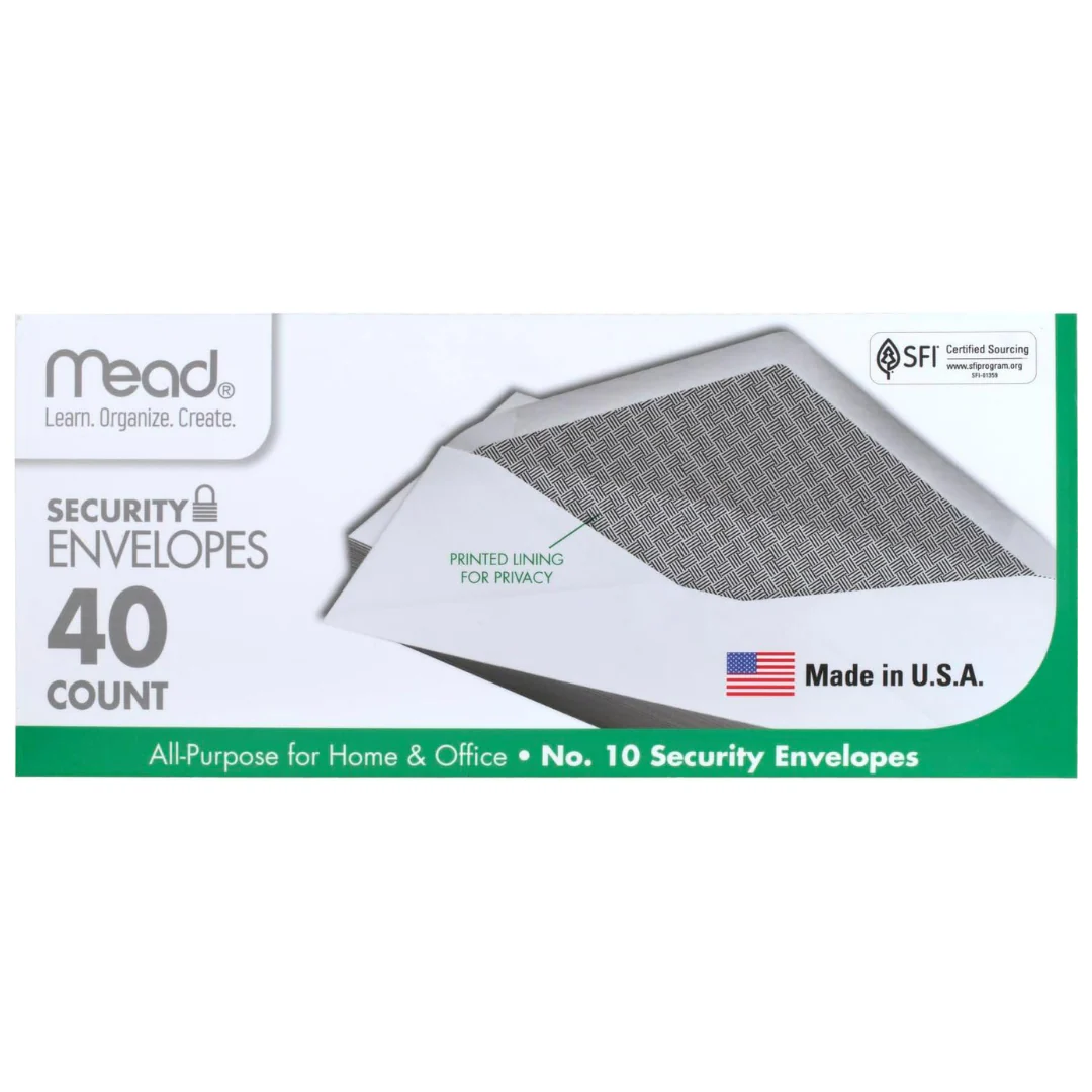 40-Count Mead #10 Envelopes