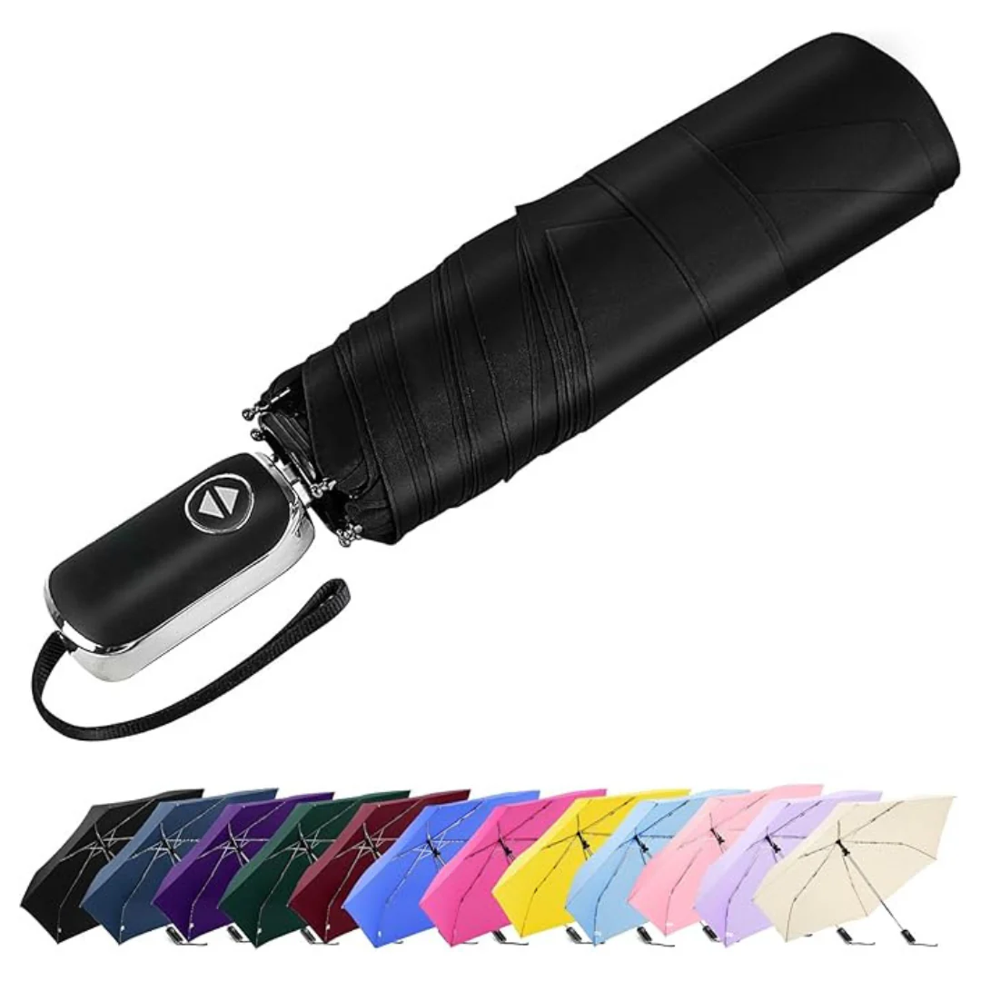 42" Windproof Durable Travel Automatic Folding Umbrella