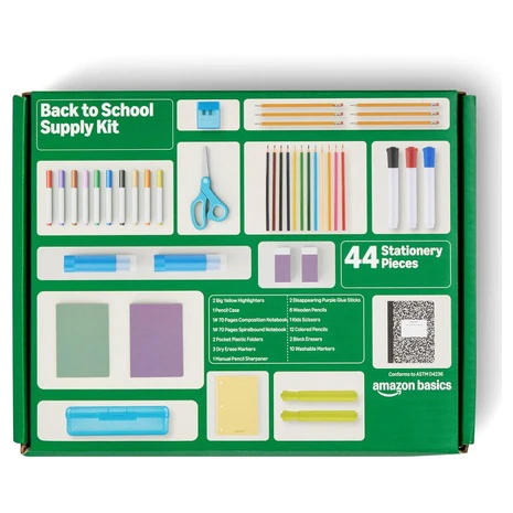 44-Piece School Supply Kit