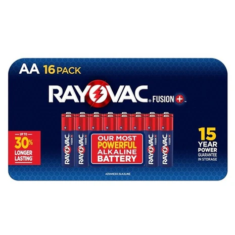 48 Rayovac AA Fusion Premium Alkaline Batteries