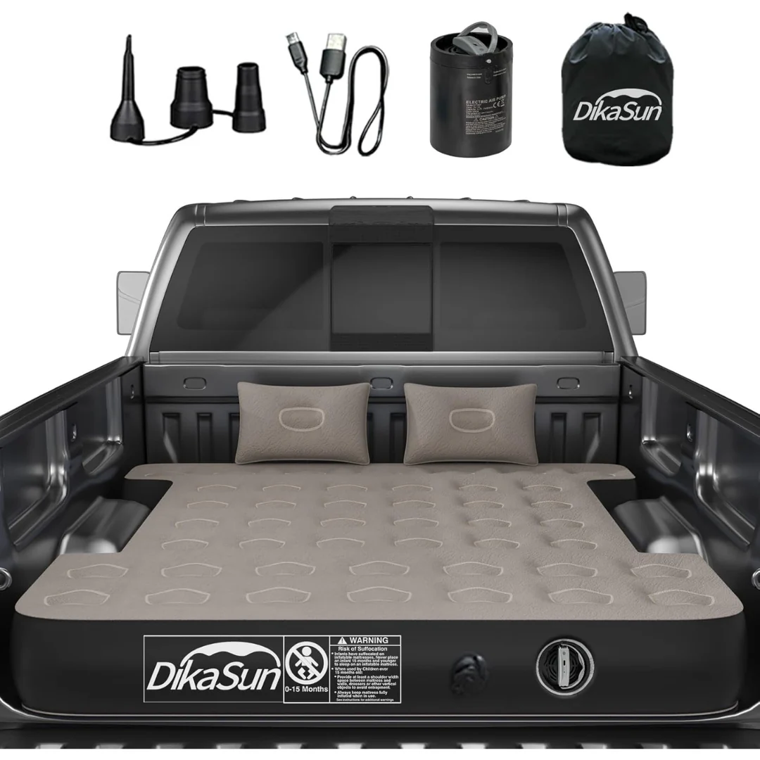 5.5-5.8 ft DikaSun Full Size Truck Bed Air Mattress