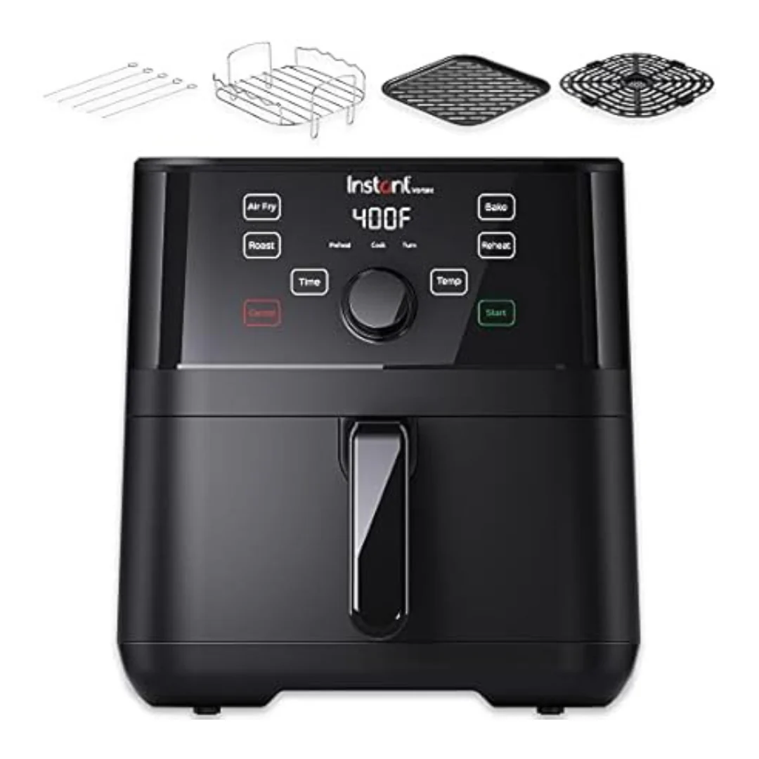 5.7-Qt Instant Pot Vortex 4-In-1 Programmable Air Fryer Oven W/ Accessories