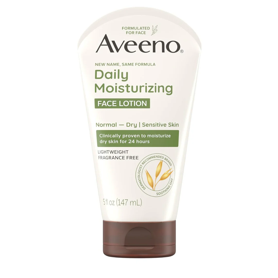 5-Oz Aveeno Daily Moisturizing Fragrance-Free Prebiotic Oat Face Cream