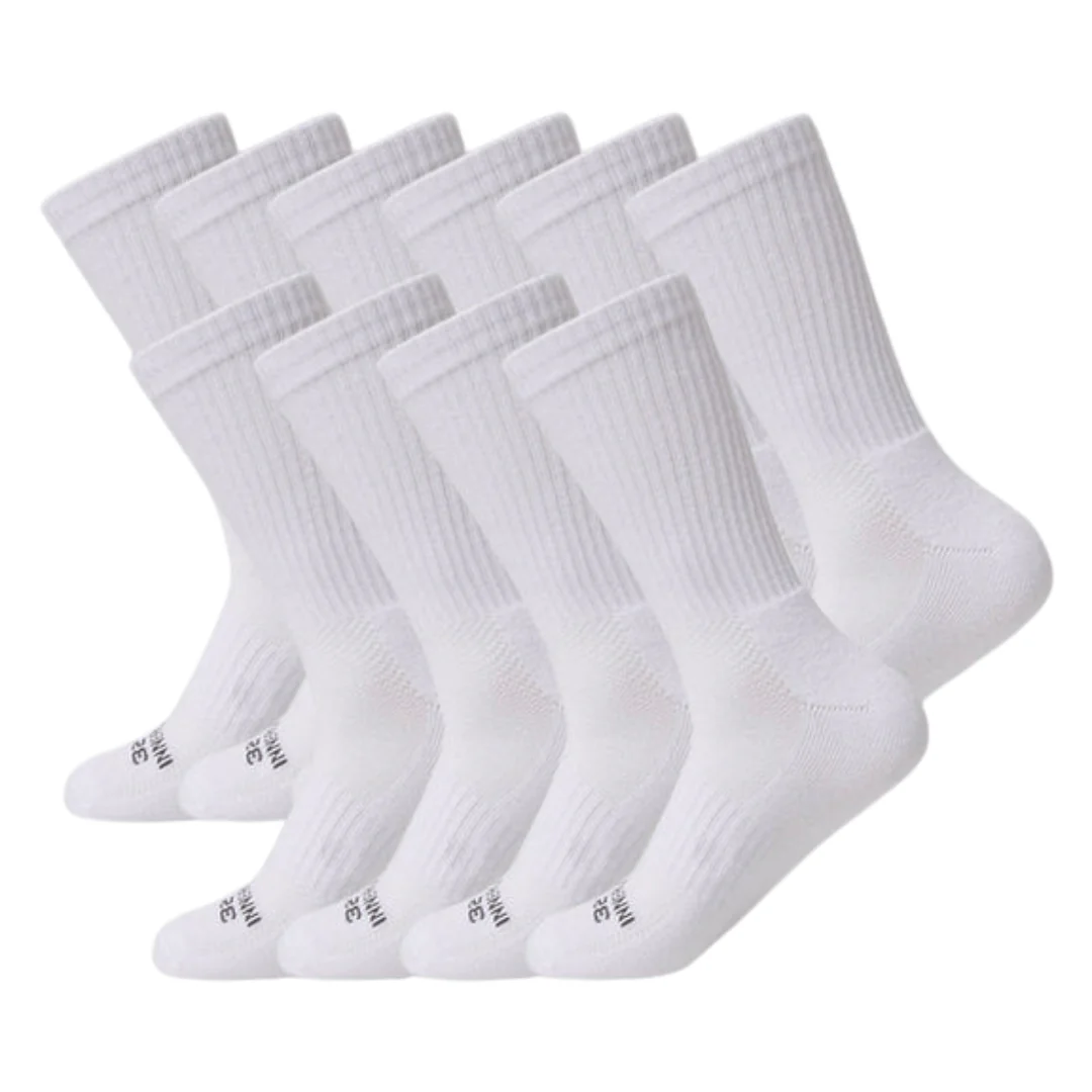 5-Pairs 32 Degrees Men's Cool Comfort Crew Socks