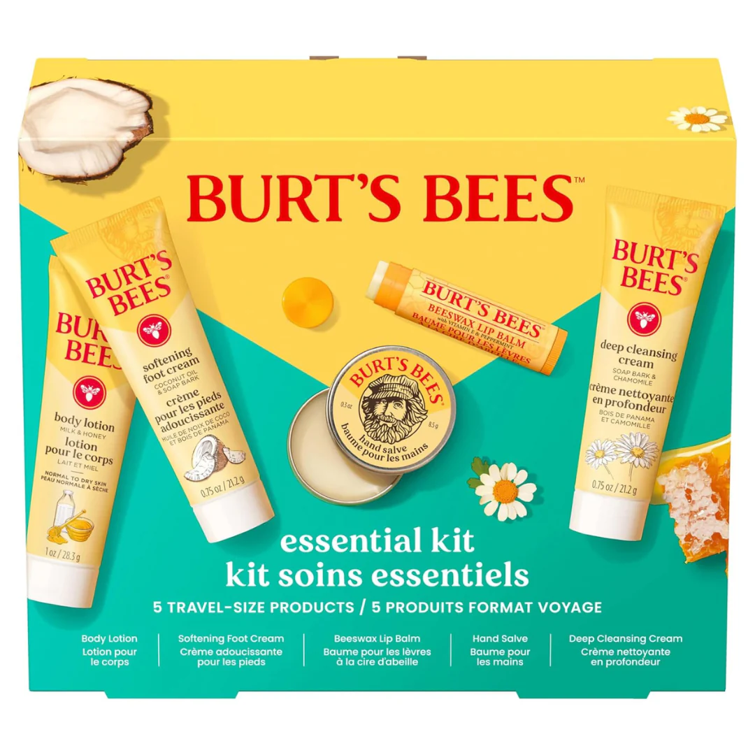 5-Piece Burt's Bees Essentials Everyday Skin Care Kit