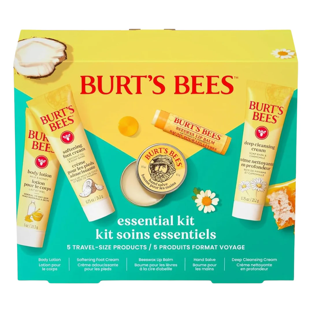 5-Piece Burt's Bees Essentials Everyday Skin Care Kit