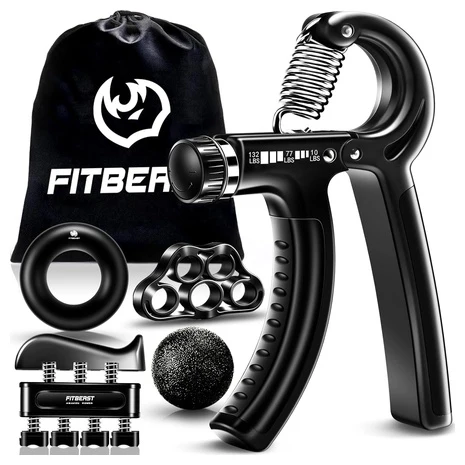 5 Piece Hand Grip Strengthener Workout Kit