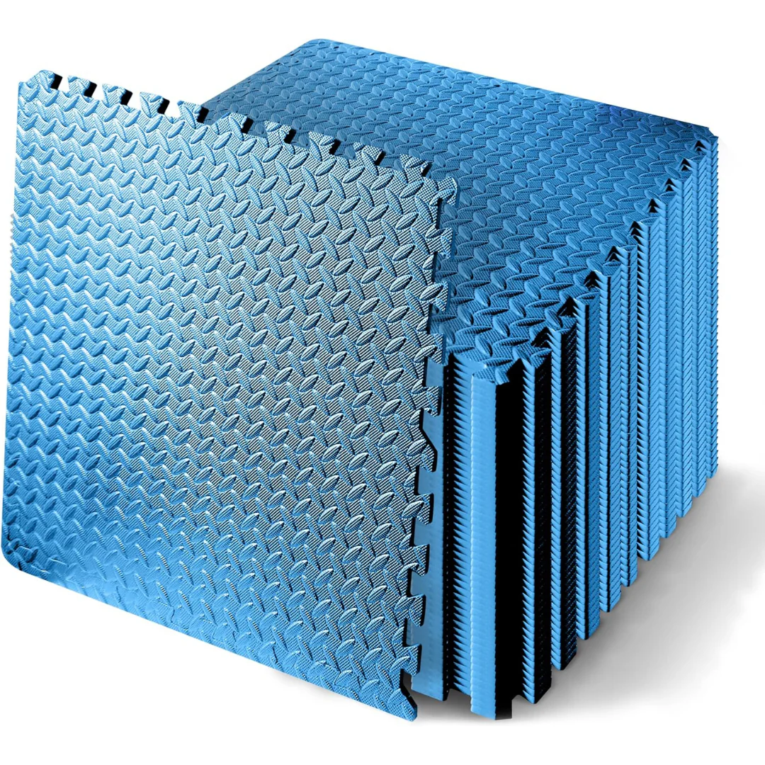 50-Count 24" x 24" Non-Skid EVA Foam Interlocking Exercise Mat