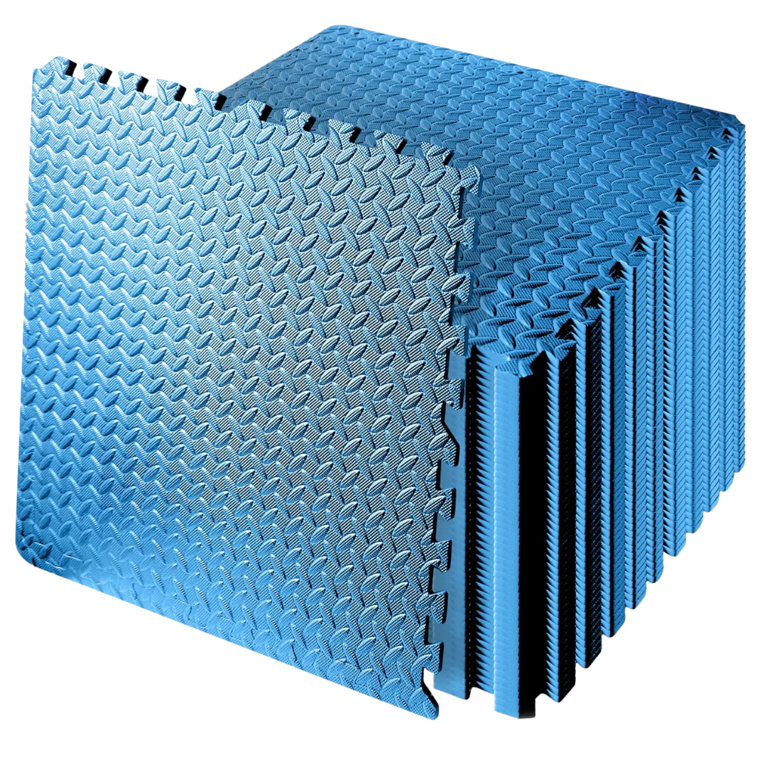 50-Count 24" x 24" Non-Skid EVA Foam Interlocking Exercise Mat