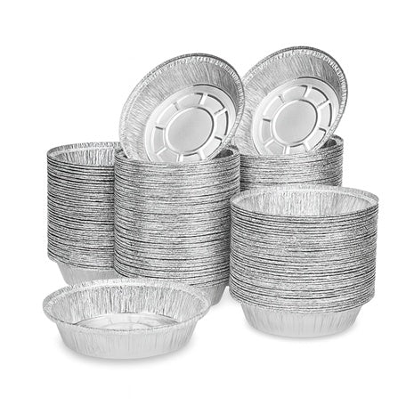 500 Round Disposable Aluminum Foil Pans on Sale (7”, 8”, or 9”)