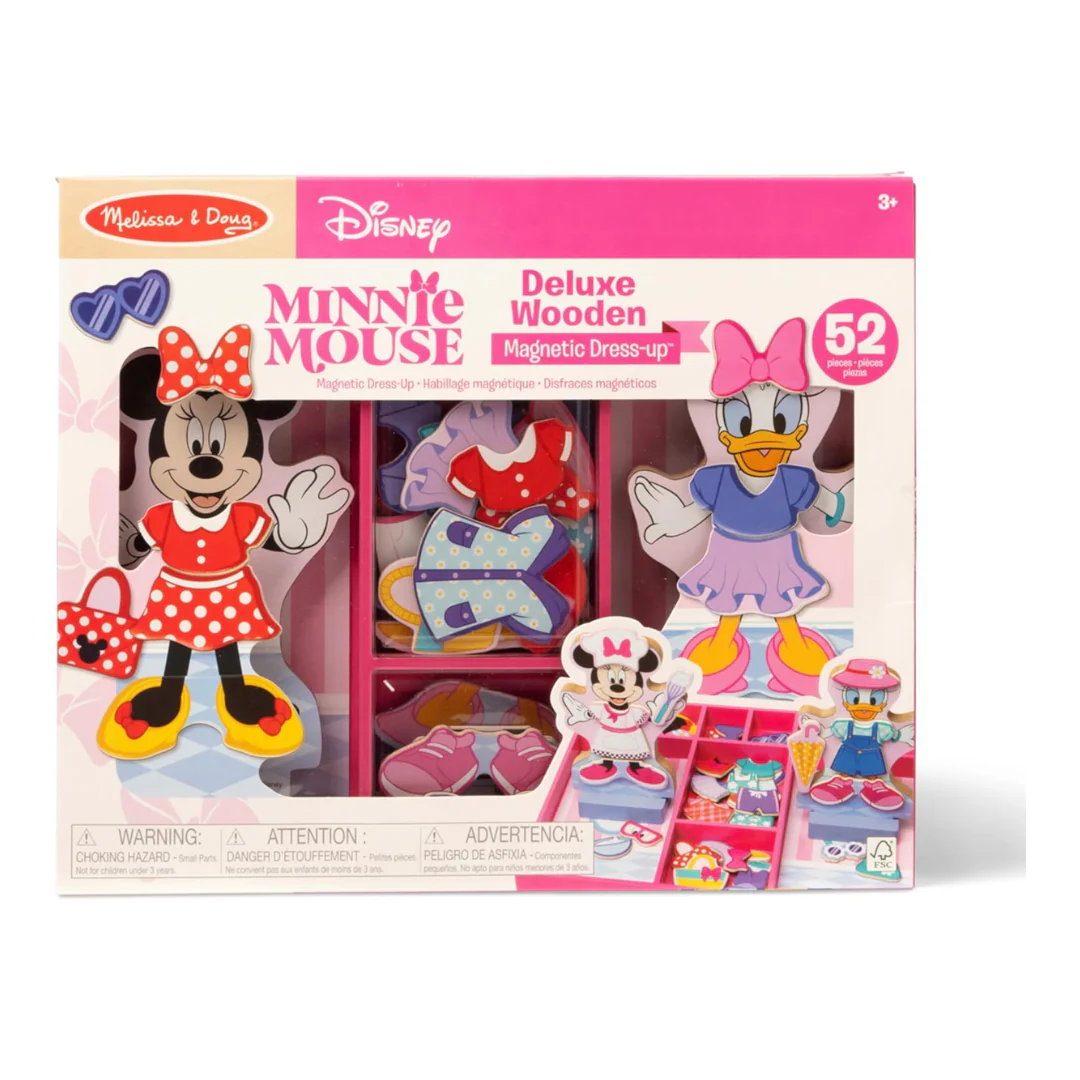 52-Piece Melissa & Doug Disney Minnie & Daisy Magnetic Dress-Up Set