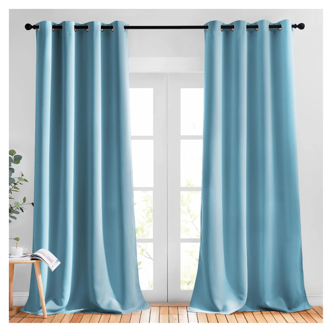 52" x 95" 2-Panels Nicetown Window Thermal Insulated Blackout Curtains