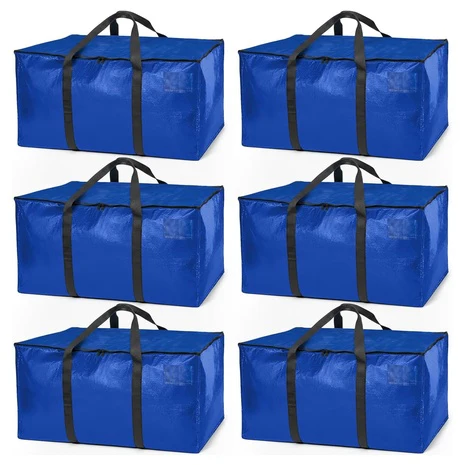 6 Or 8 Heavy-Duty Moving Storage Bags