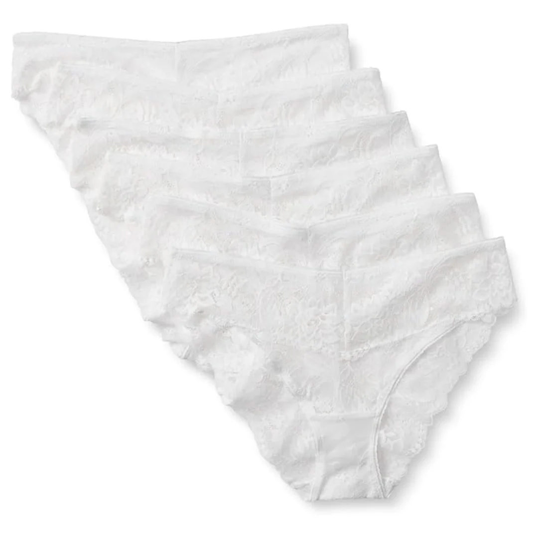 6-Pack Amazon Essentials Women's Stretch Bikini Panties