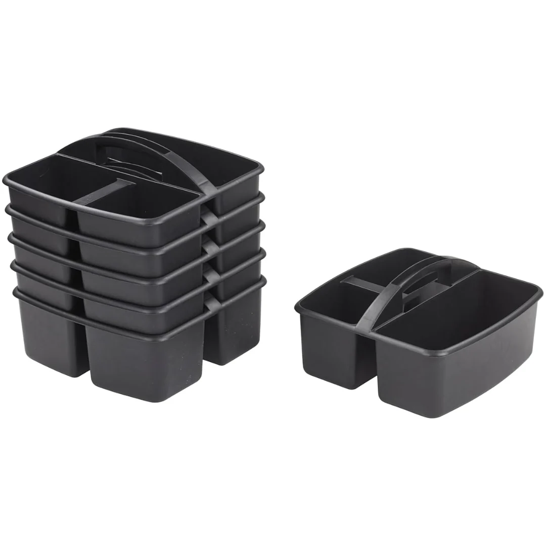 6-Pack ECR4Kids 3-Compartment Storage Caddy