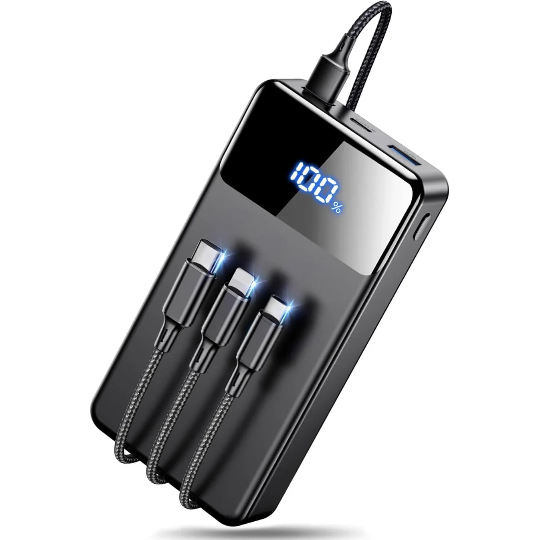60,000mAh 22.5W Portable Power Bank with USB Cable