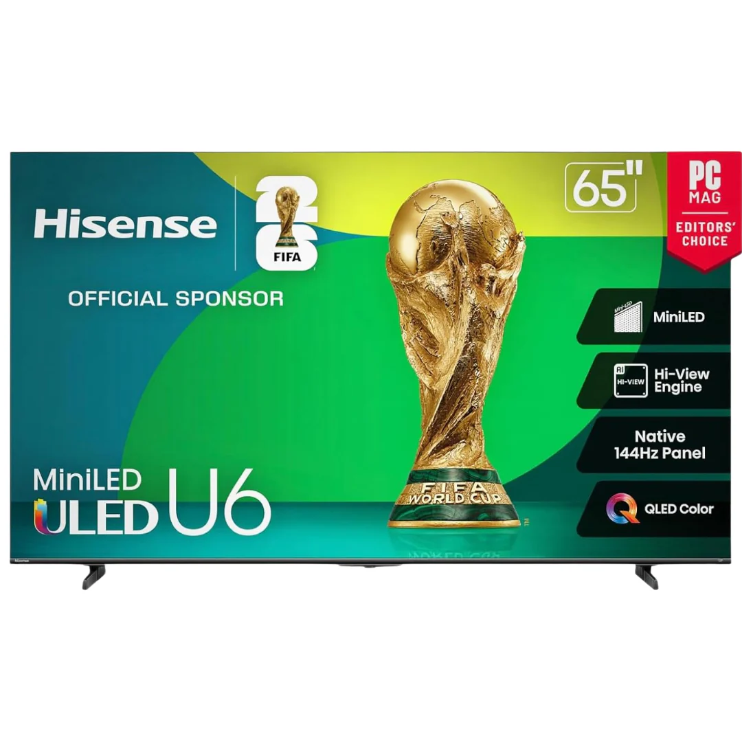 65" Hisense Class U6 Series 4K Ultra HD Smart QLED Fire TV