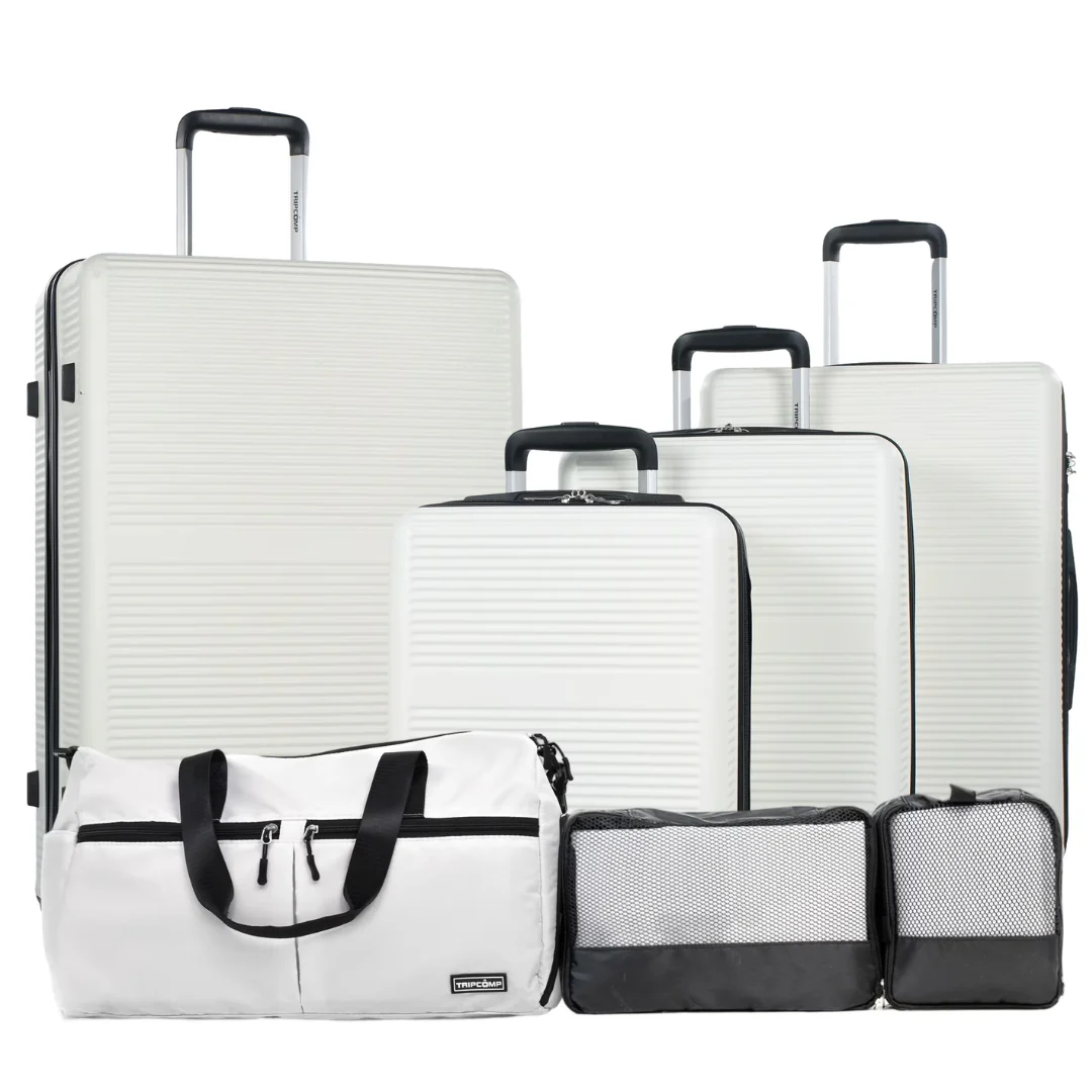 7-Piece Tripcomp Hardside ABS+PC Luggage Set (Various)