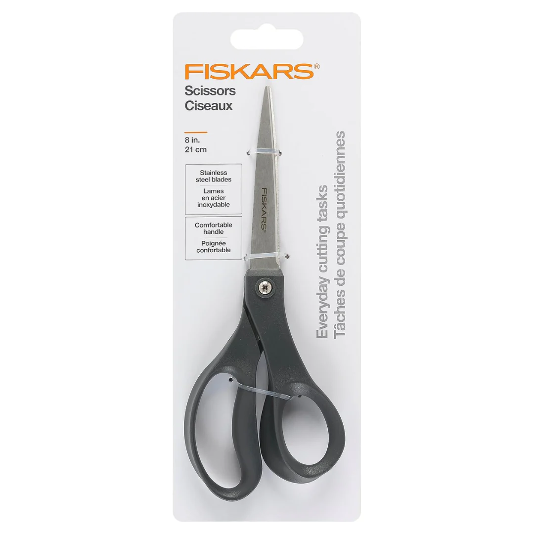 8" Fiskars Stainless Steel Everyday Scissors
