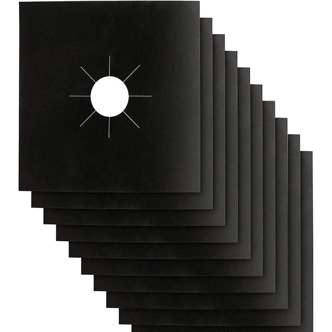 8 Pack Reusable Non-Stick Stove Burner Covers