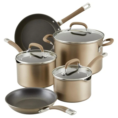 8-Piece Circulon Premier Professional Hard-Anodized Nonstick Induction Cookware Set