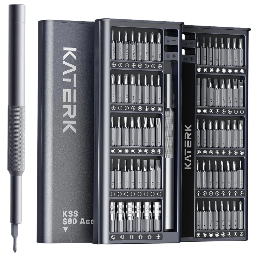 80-in-1 Precision Screwdriver Set With Magnetizer