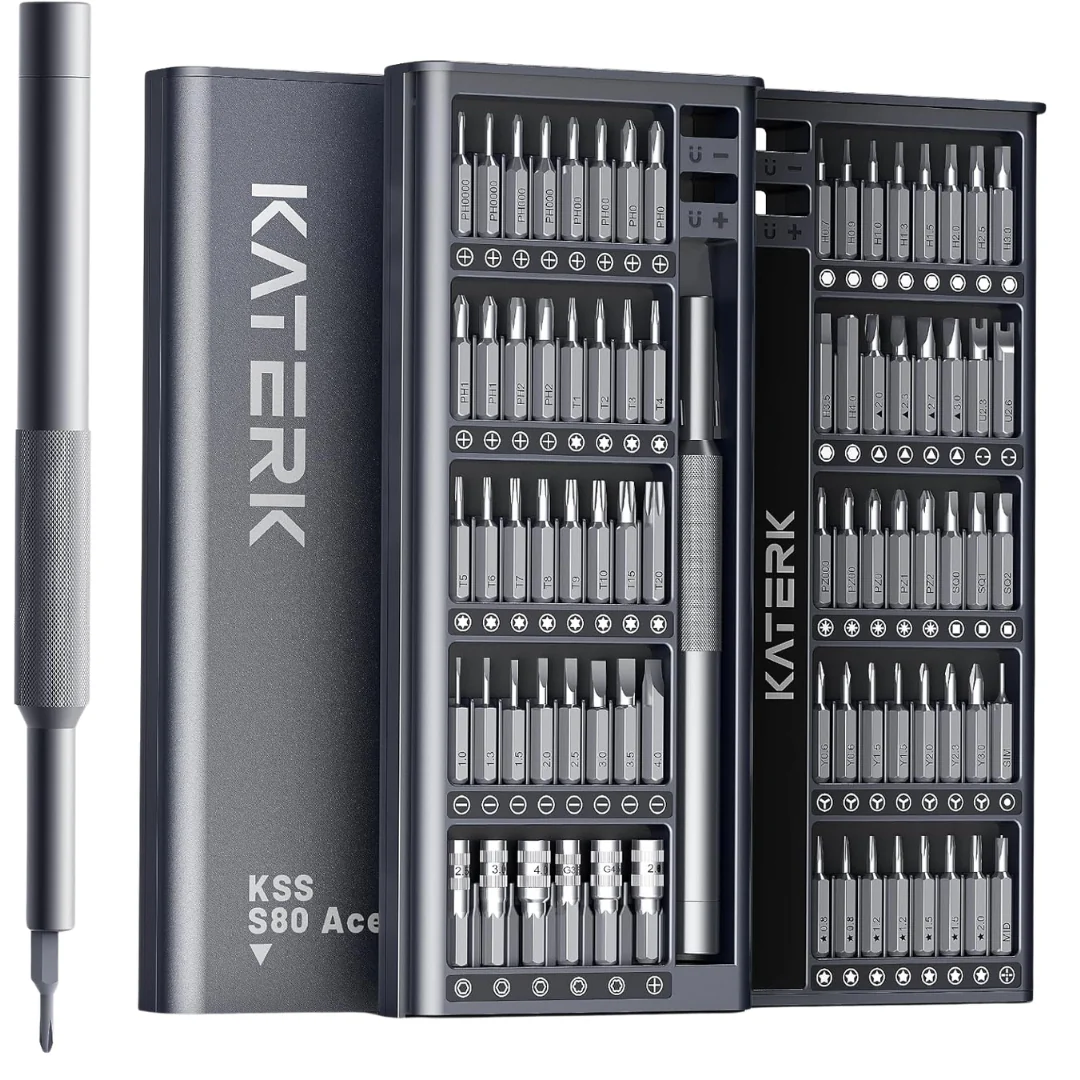 80-in-1 Precision Screwdriver Set With Magnetizer (Various)