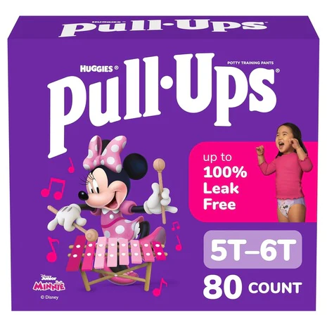 80 Size 5T-6T Pull-Ups Girls' Potty Training Pants
