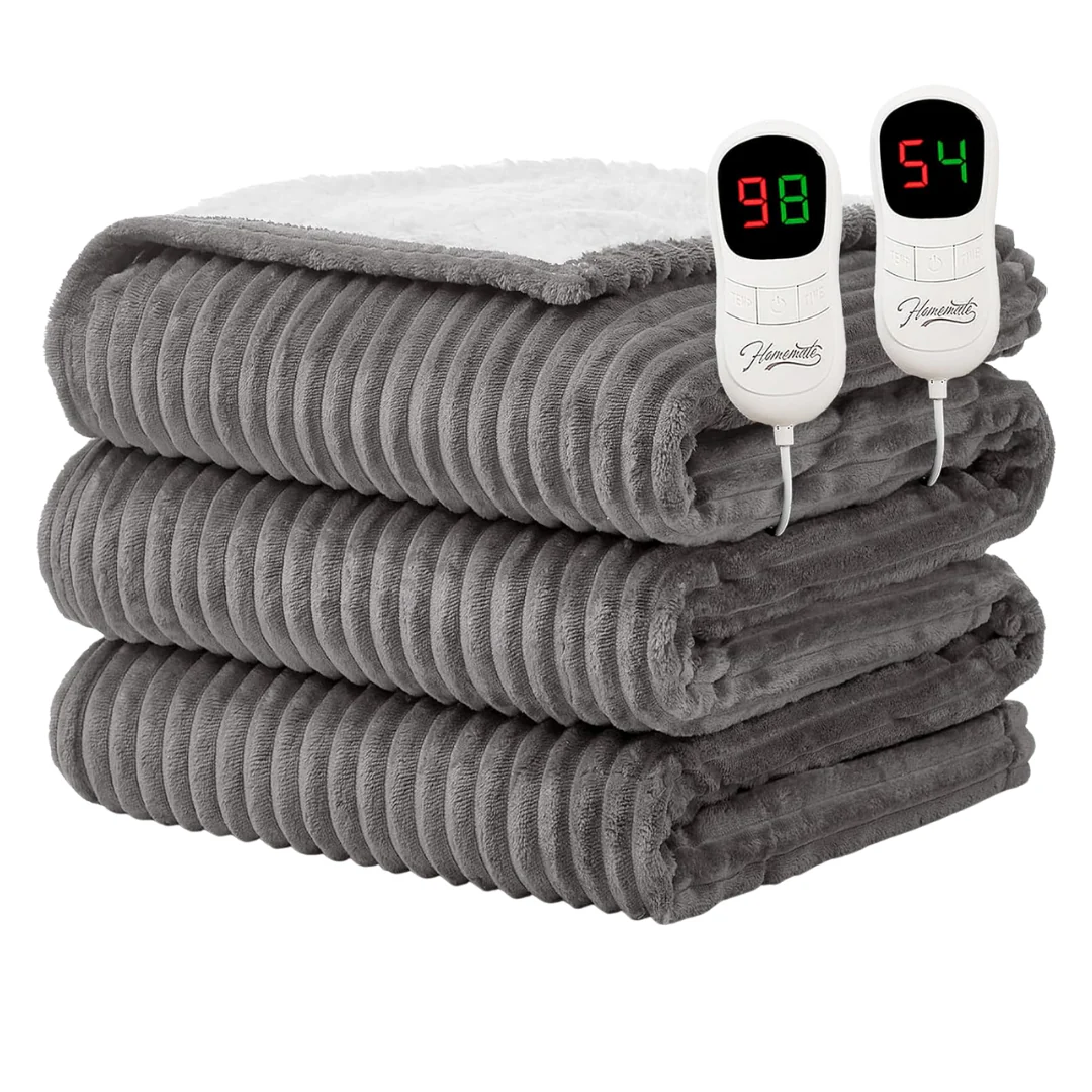 84" x 90" Homemate Queen Size Electric Heated Blanket