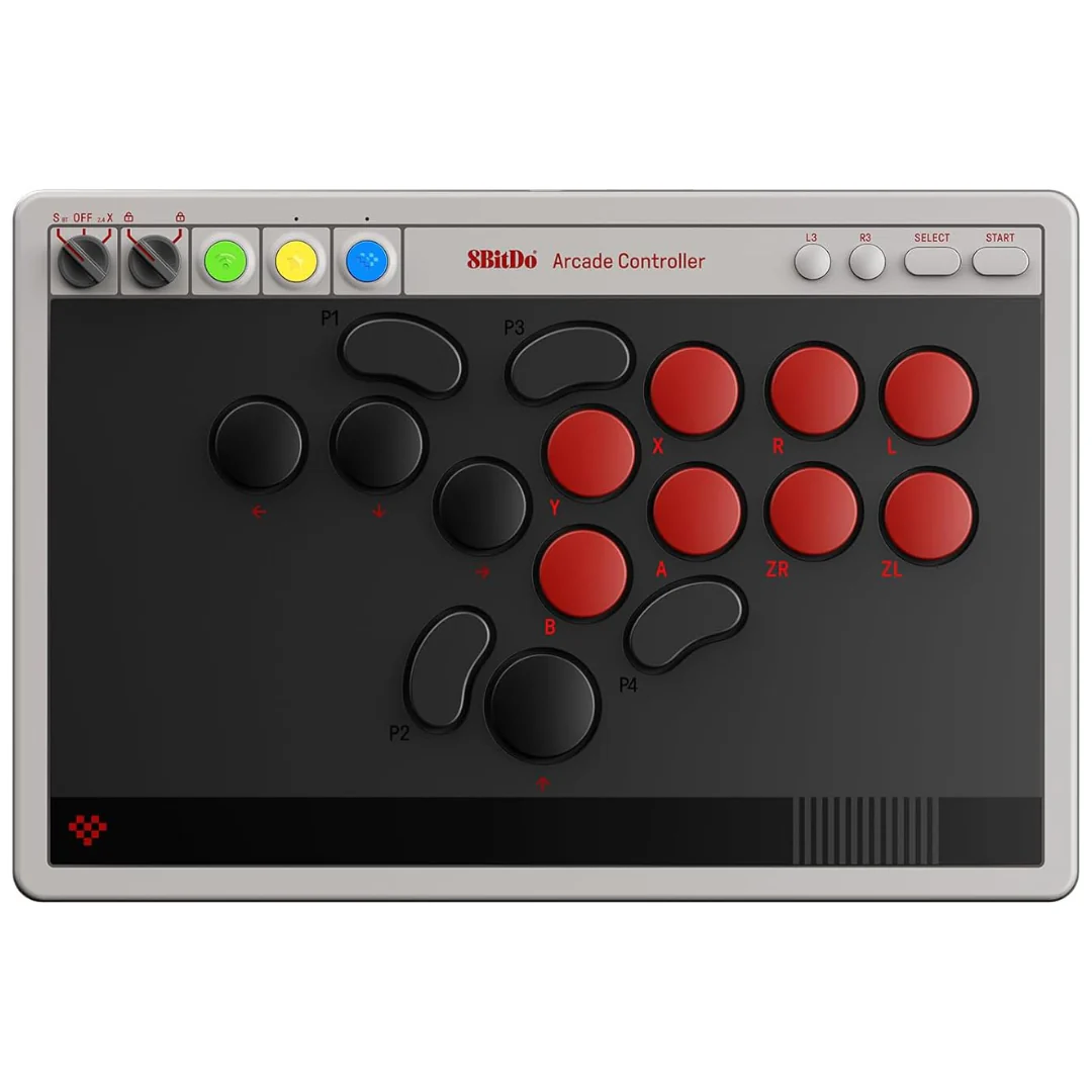 8BitDo Bluetooth 2.4G All-Button Arcade Controller (N Edition)
