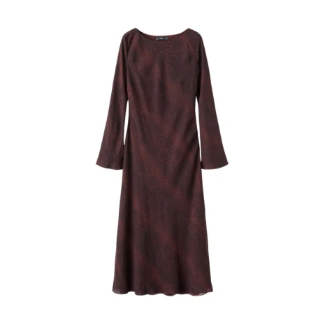 A-Line Animal Print Dress