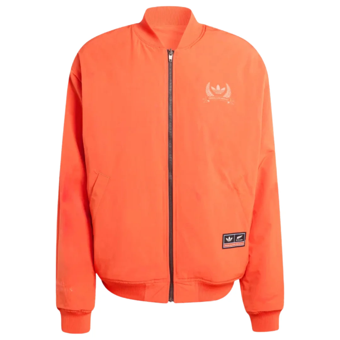 adidas Men's Originals & All Blacks Reversible Team Bomber Jacket