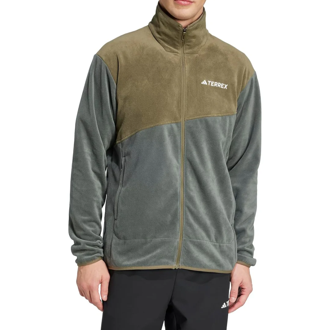 Adidas Men's Terrex Multi Full-Zip Fleece Hiking Jacket