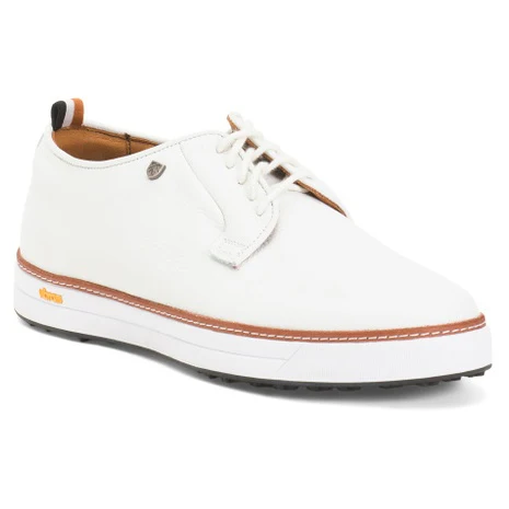 Allen Edmonds Men's Leather Waterproof Cypress Derby Golf Shoes