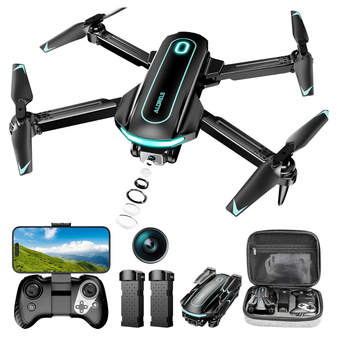 ALORELS 1080P HD FPV Foldable Mini Drone W/ Camera