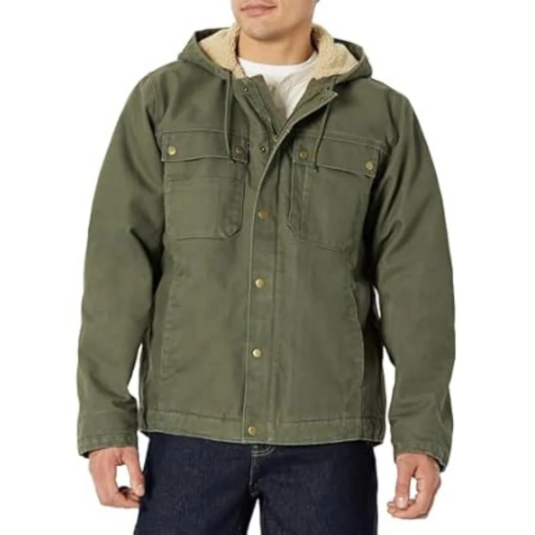 Amazon Basics Men's Insulated Hooded Workwear Jacket
