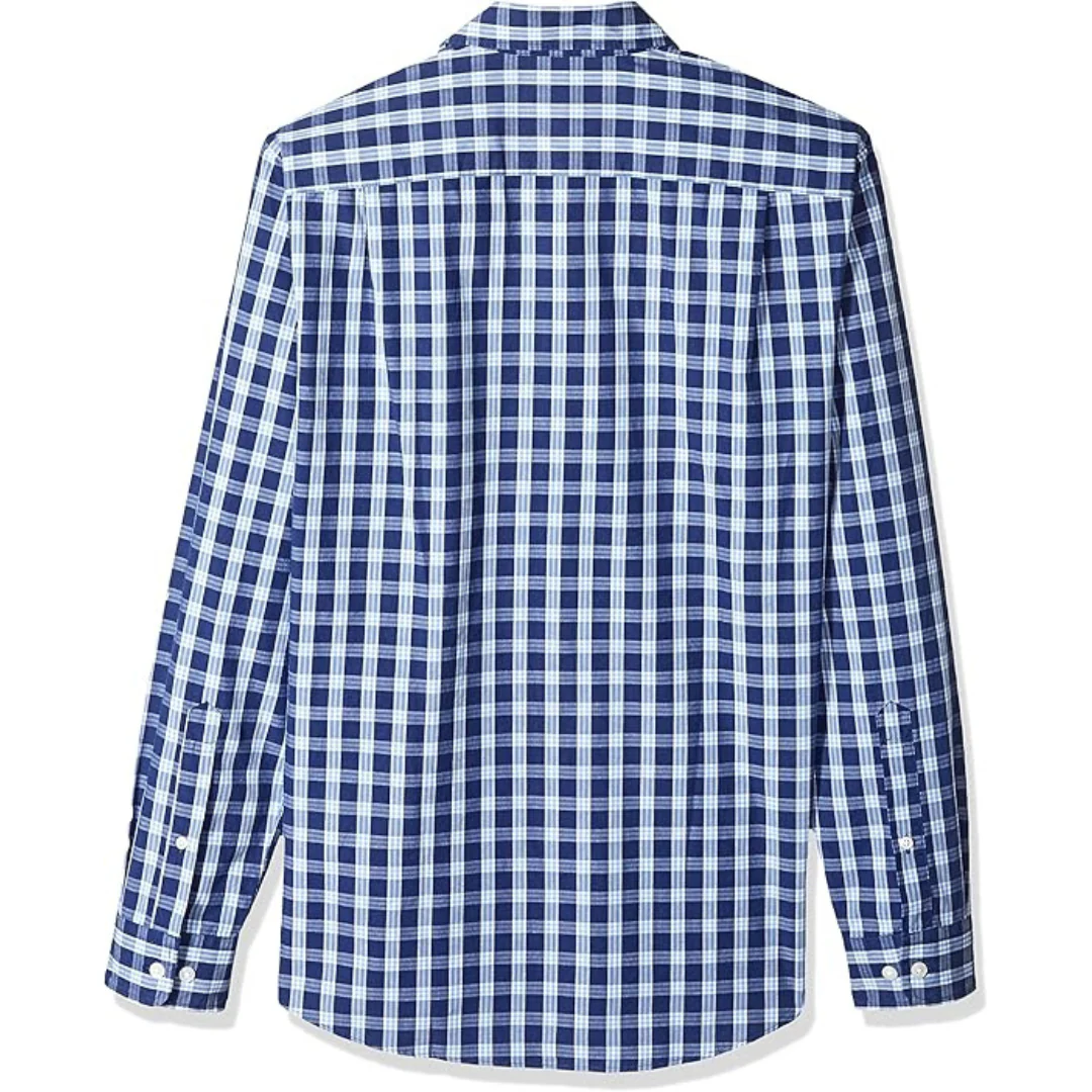 Amazon Essentials Men's Slim-Fit Long-Sleeve Poplin Shirt