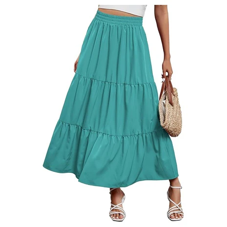 Amazon Tiered Maxi Skirt (20+ Colors)