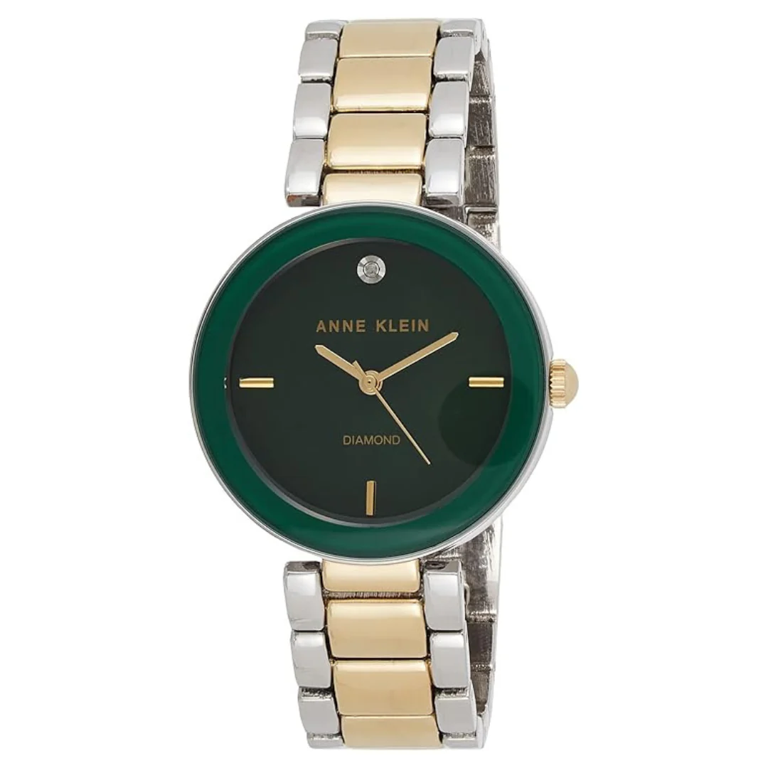 Anne Klein Women's Genuine Diamond Dial Bracelet Watch