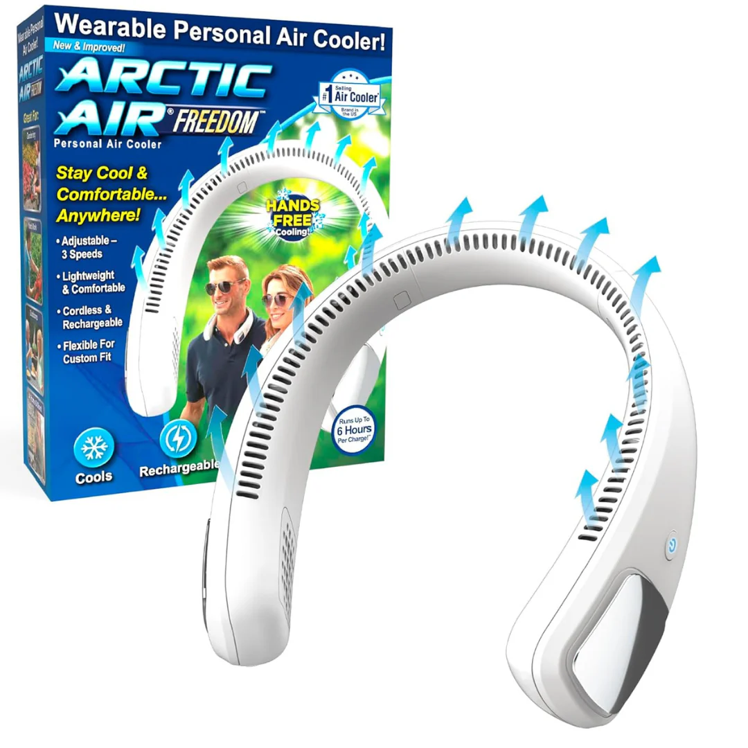 Arctic Air Freedom Portable 3-Speed Neck Fan