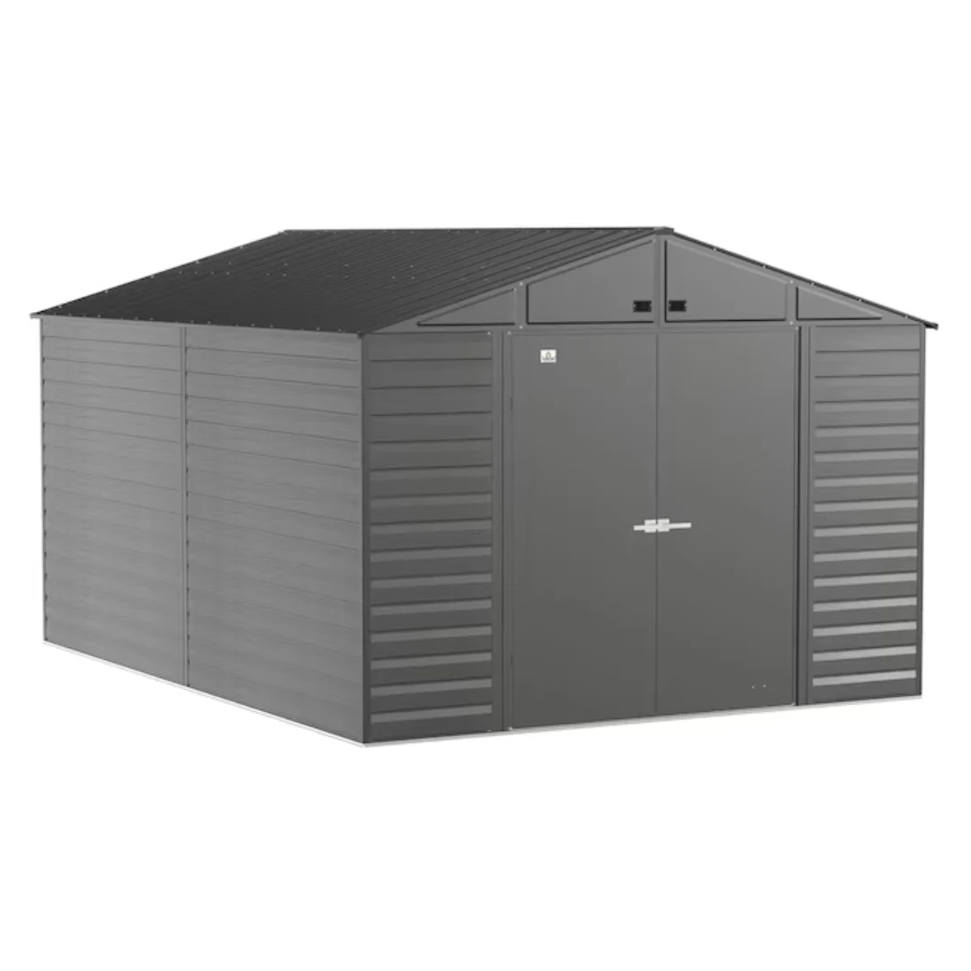 Arrow 10 x 14 Feet Select Galvanized Steel Metal Storage Shed