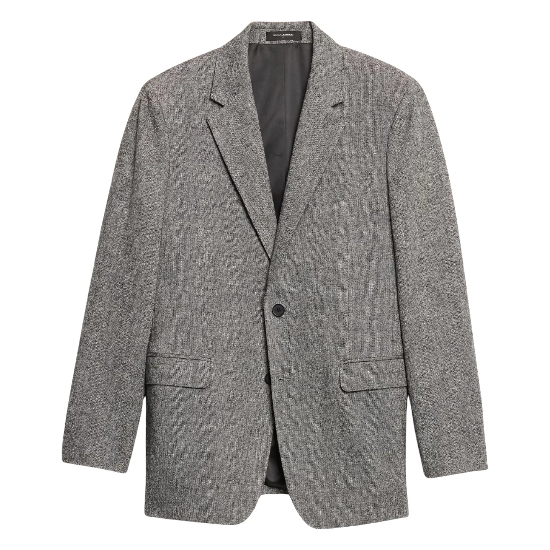Banana Republic Factory Tailored-Fit Donegal Suit Jacket