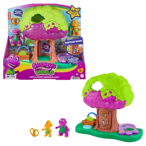 Barney’s World Lights & Sounds Treehouse Playset